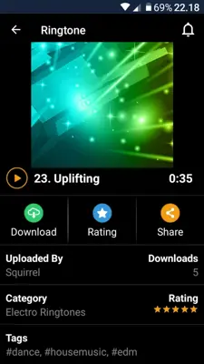 Electro ringtones android App screenshot 9