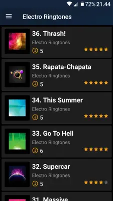Electro ringtones android App screenshot 12