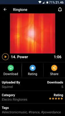 Electro ringtones android App screenshot 13