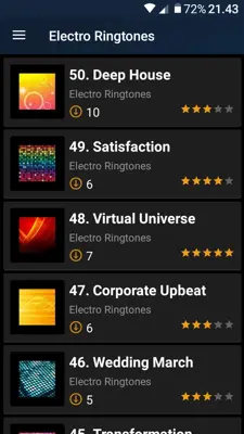 Electro ringtones android App screenshot 14