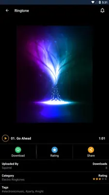 Electro ringtones android App screenshot 1