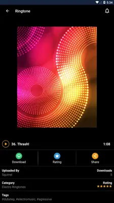 Electro ringtones android App screenshot 3